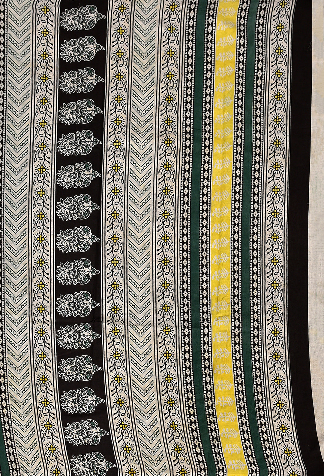 SHATKASHI : COTTON BAGRU HANDBLOCK PRINTED SAREE