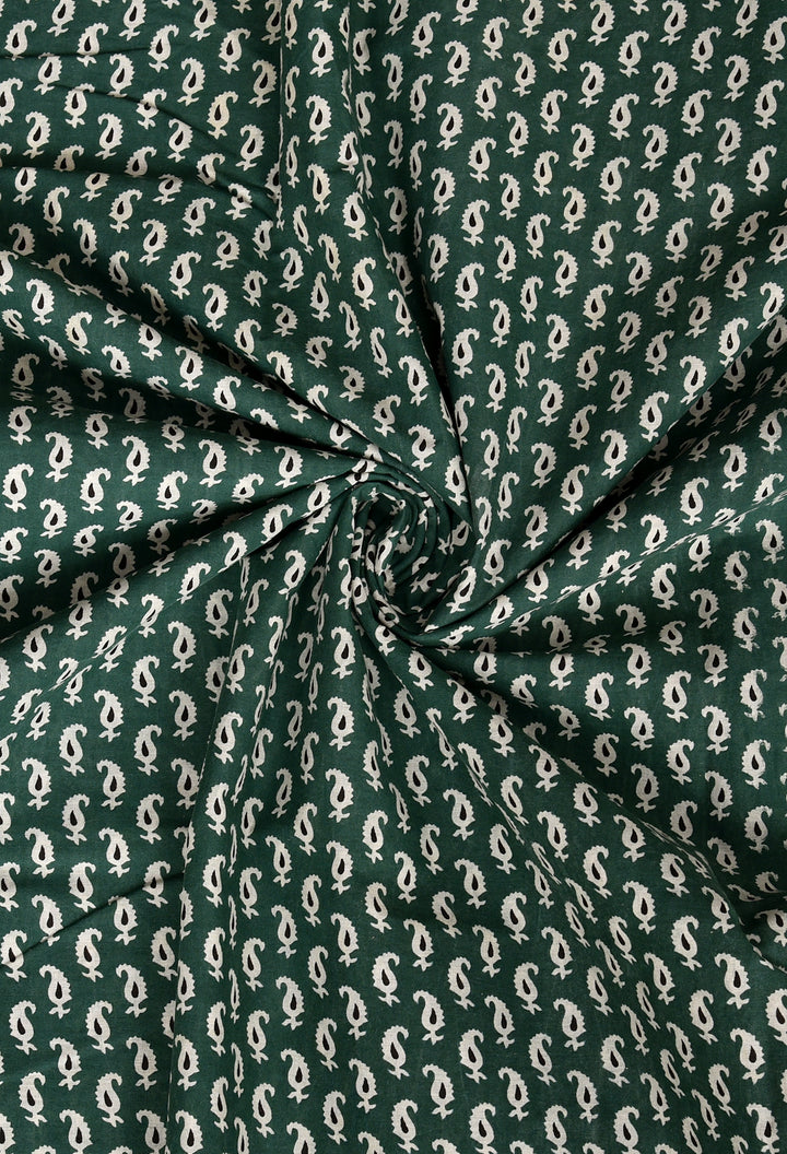 SHATKASHI : COTTON BAGRU HANDBLOCK PRINTED SAREE