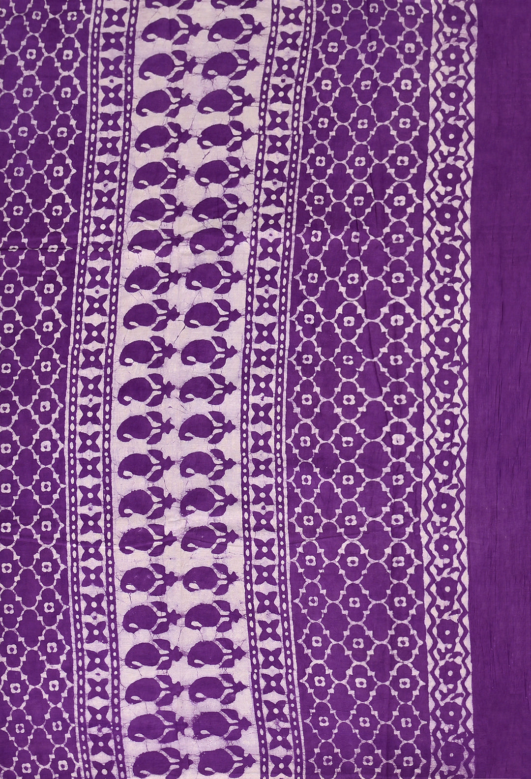 SHATABDI : COTTON DABU  HANDBLOCK PRINTED SAREE